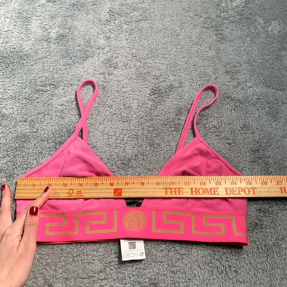 Versace medusa Women's Pink Bralette 4 - Picture 9 of 11